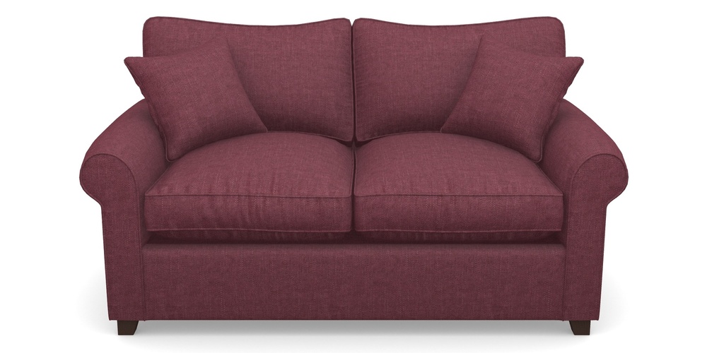 Product photograph of Waverley Sofa Bed 2 Seater Sofa Bed In Easy Clean Plain - Chianti from Sofas and Stuff Limited