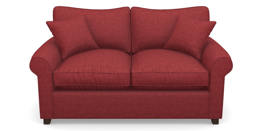 Product photograph of Waverley Sofa Bed 2 Seater Sofa Bed In Easy Clean Plain - Claret from Sofas and Stuff Limited