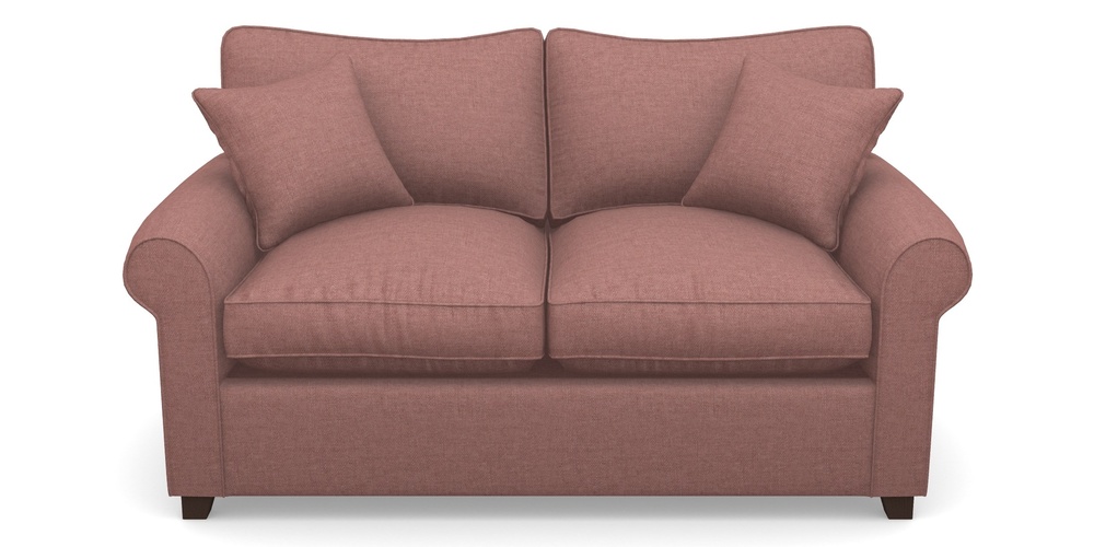 Product photograph of Waverley Sofa Bed 2 Seater Sofa Bed In Easy Clean Plain - Rosewood from Sofas and Stuff Limited