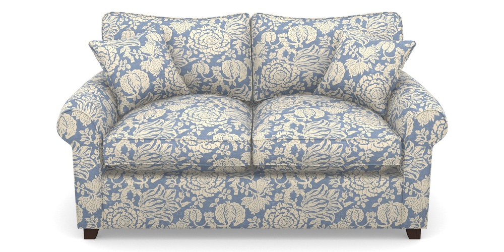 Product photograph of Waverley Sofa Bed 2 Seater Sofa Bed In V A Brompton Collection - Flowering Kale - Morning Blue from Sofas and Stuff Limited