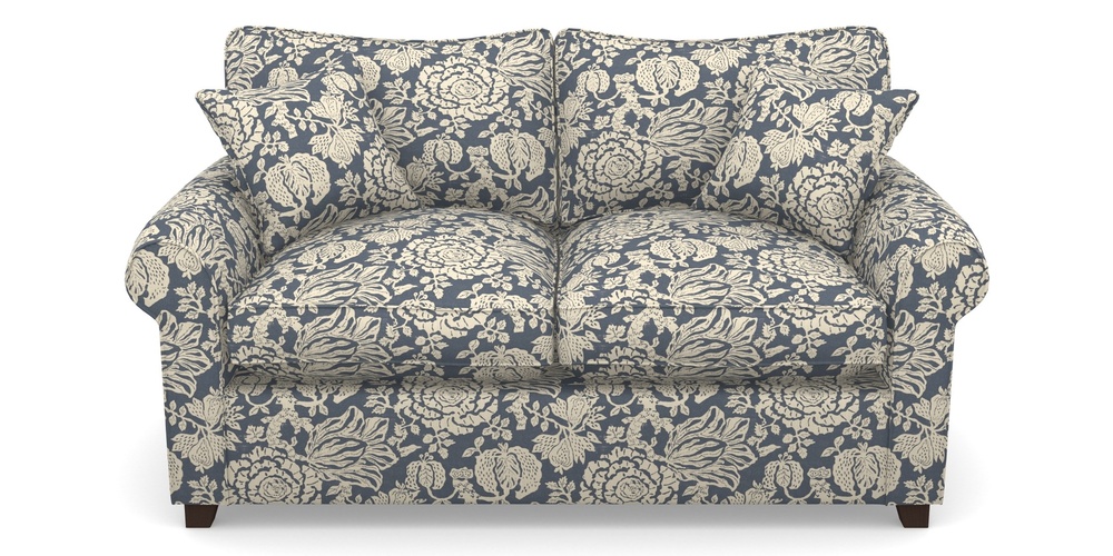 Product photograph of Waverley Sofa Bed 2 Seater Sofa Bed In V A Brompton Collection - Flowering Kale - Midnight Blue from Sofas and Stuff Limited