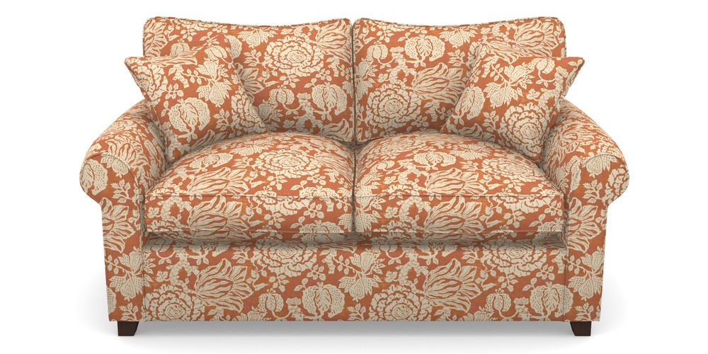 Product photograph of Waverley Sofa Bed 2 Seater Sofa Bed In V A Brompton Collection - Flowering Kale - Terracotta from Sofas and Stuff Limited