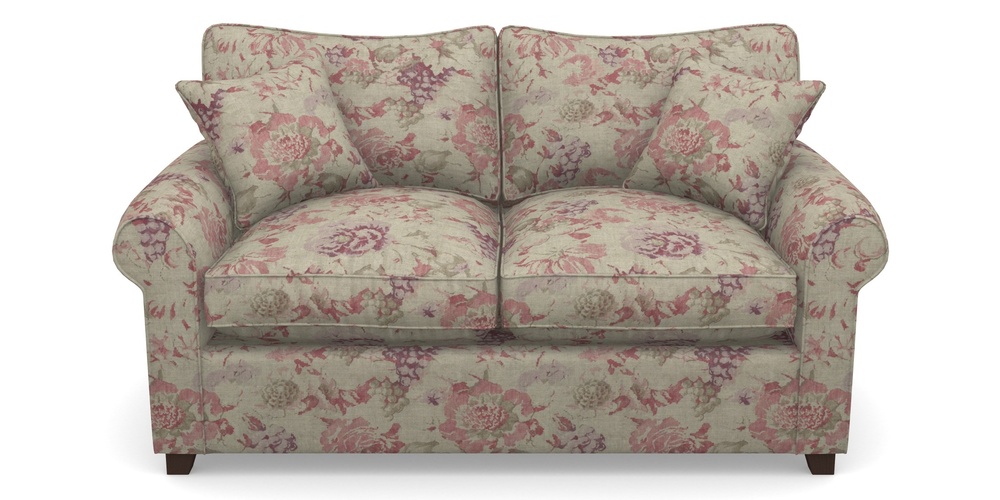 Product photograph of Waverley Sofa Bed 2 Seater Sofa Bed In Floral Linen - Faith Rose Quartz from Sofas and Stuff Limited