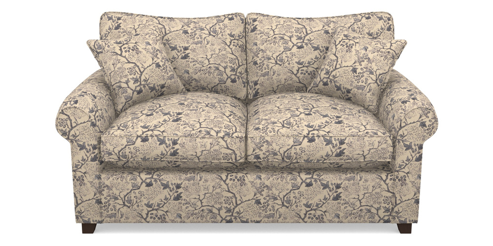 Product photograph of Waverley Sofa Bed 2 Seater Sofa Bed In Rhs Collection - Gertrude Jekyll Linen Cotton Blend - Navy from Sofas and Stuff Limited