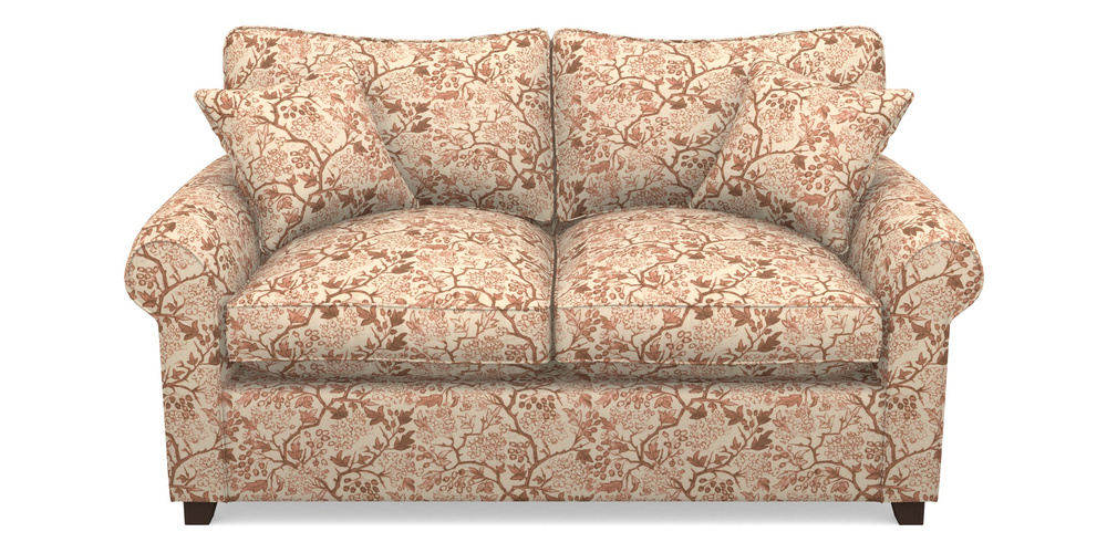 Product photograph of Waverley Sofa Bed 2 Seater Sofa Bed In Rhs Collection - Gertrude Jekyll Linen Cotton Blend - Rust from Sofas and Stuff Limited