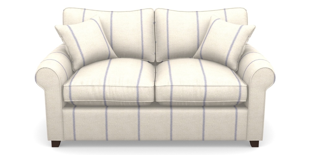 Product photograph of Waverley Sofa Bed 2 Seater Sofa Bed In Grain Sack Stripe - Blue from Sofas and Stuff Limited