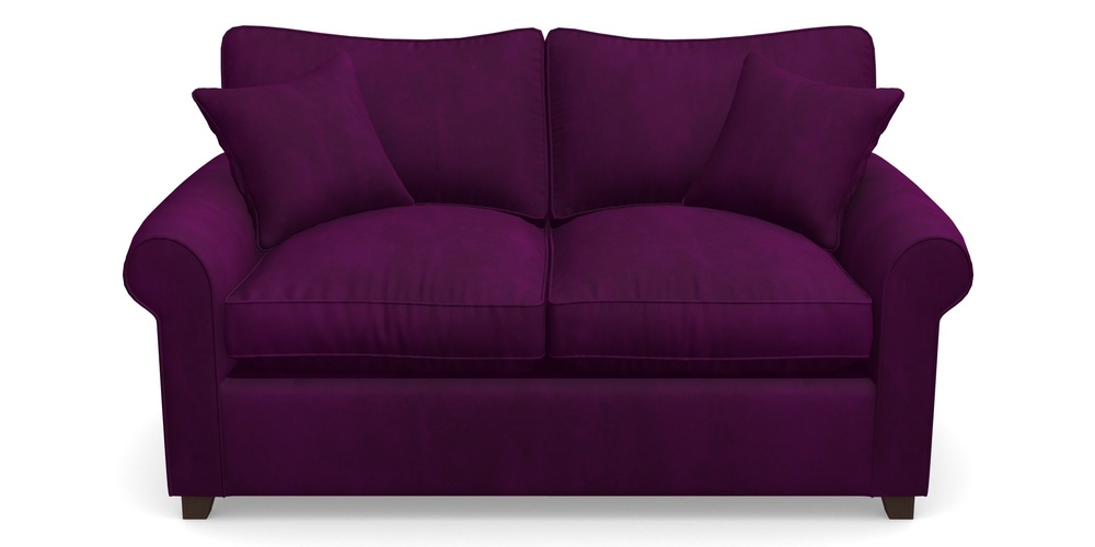 Product photograph of Waverley Sofa Bed 2 Seater Sofa Bed In House Clever Velvet - Aubergine from Sofas and Stuff Limited