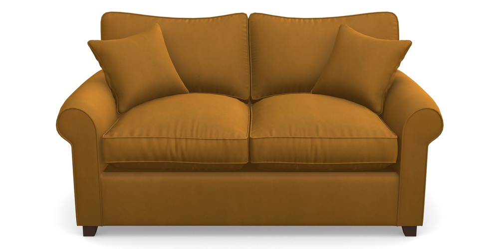 Product photograph of Waverley Sofa Bed 2 Seater Sofa Bed In House Clever Velvet - Ochre from Sofas and Stuff Limited