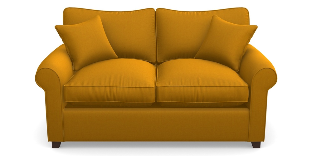 Product photograph of Waverley Sofa Bed 2 Seater Sofa Bed In House Velvet - Saffron from Sofas and Stuff Limited