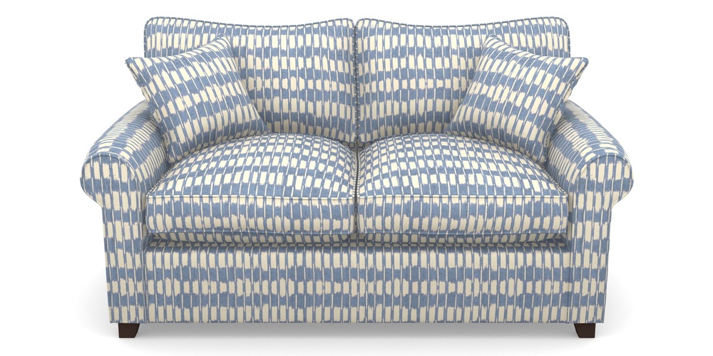 Product photograph of Waverley Sofa Bed 2 Seater Sofa Bed In V A Brompton Collection - Ikat - Morning Blue from Sofas and Stuff Limited