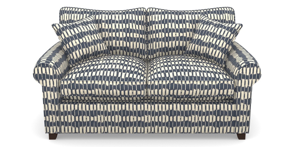 Product photograph of Waverley Sofa Bed 2 Seater Sofa Bed In V A Brompton Collection - Ikat - Midnight Blue from Sofas and Stuff Limited