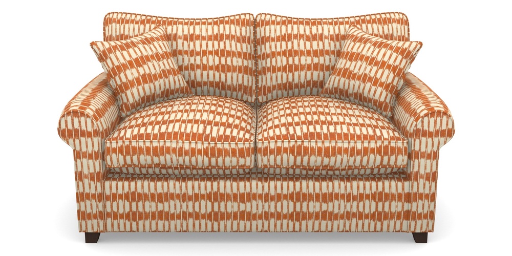 Product photograph of Waverley Sofa Bed 2 Seater Sofa Bed In V A Brompton Collection - Ikat - Terracotta from Sofas and Stuff Limited