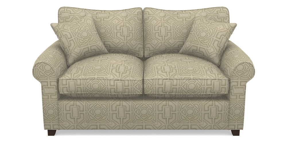 Product photograph of Waverley Sofa Bed 2 Seater Sofa Bed In Rhs Collection - Large Knot Garden Linen - Pistachio from Sofas and Stuff Limited