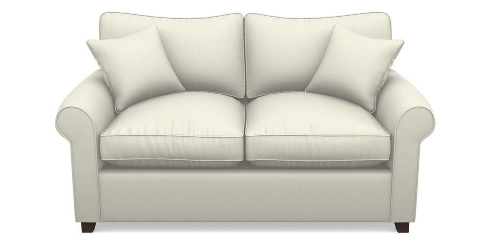 Product photograph of Waverley Sofa Bed 2 Seater Sofa Bed In Plain Linen Cotton - Meringue from Sofas and Stuff Limited