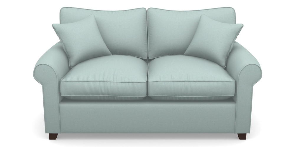 Product photograph of Waverley Sofa Bed 2 Seater Sofa Bed In Plain Linen Cotton - Robins Egg from Sofas and Stuff Limited