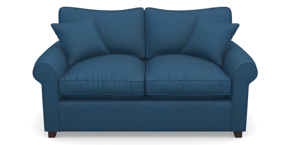 Product photograph of Waverley Sofa Bed 2 Seater Sofa Bed In Plain Linen Cotton - Royal Blue from Sofas and Stuff Limited