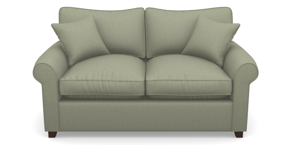 Product photograph of Waverley Sofa Bed 2 Seater Sofa Bed In Plain Linen Cotton - Sage from Sofas and Stuff Limited