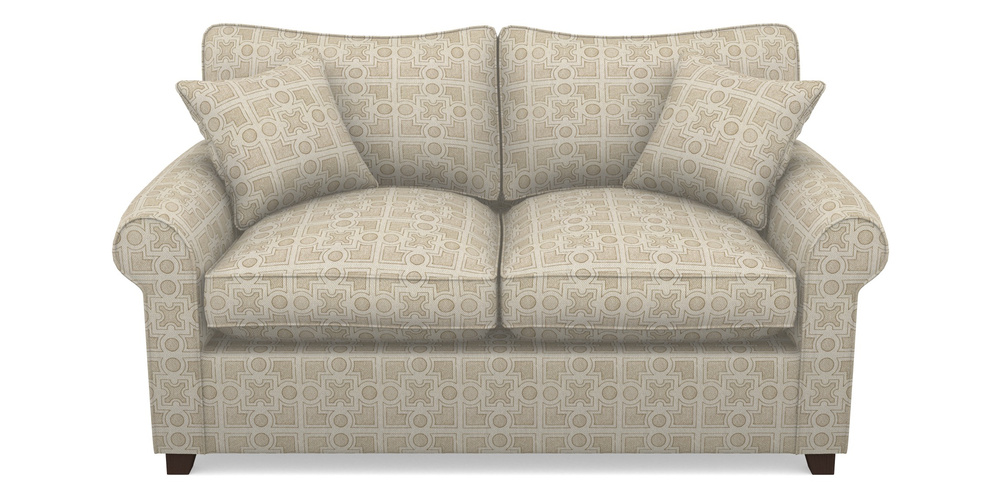 Product photograph of Waverley Sofa Bed 2 Seater Sofa Bed In Rhs Collection - Small Knot Garden Cotton Weave - Gold from Sofas and Stuff Limited