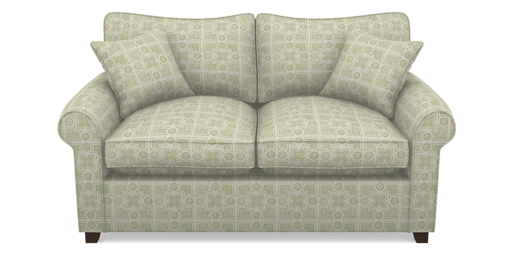Product photograph of Waverley Sofa Bed 2 Seater Sofa Bed In Rhs Collection - Small Knot Garden Cotton Weave - Green from Sofas and Stuff Limited