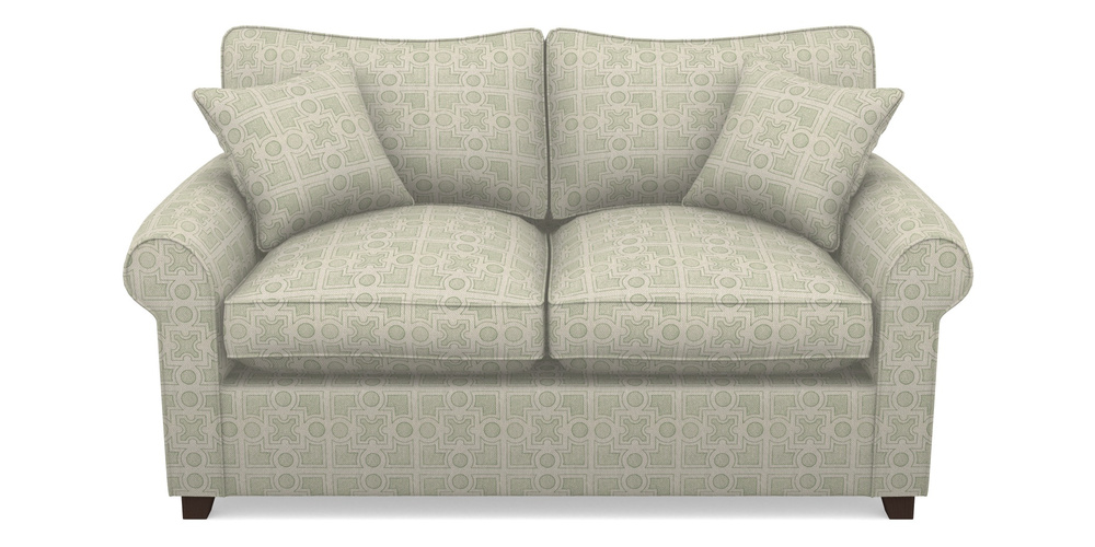 Product photograph of Waverley Sofa Bed 2 Seater Sofa Bed In Rhs Collection - Small Knot Garden Cotton Weave - Pistachio from Sofas and Stuff Limited