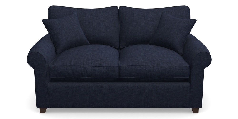 Product photograph of Waverley Sofa Bed 2 Seater Sofa Bed In Super Soft Velvet - Navy from Sofas and Stuff Limited