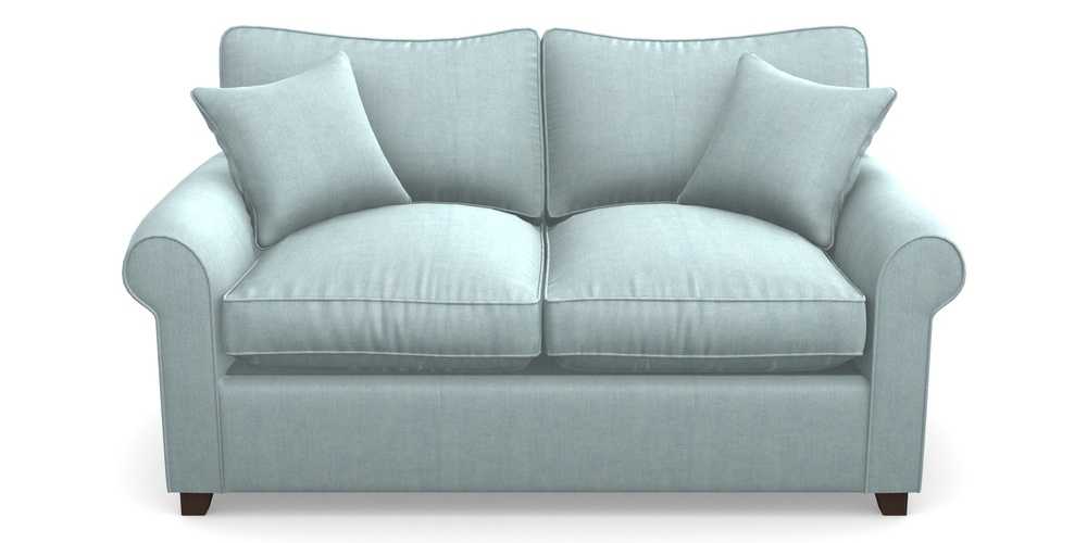 Product photograph of Waverley Sofa Bed 2 Seater Sofa Bed In Super Soft Velvet - Sky from Sofas and Stuff Limited