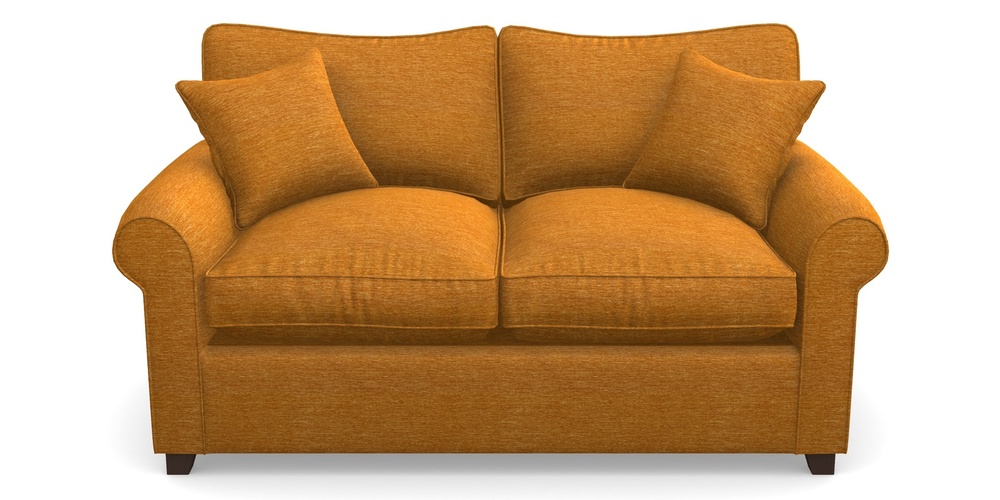 Product photograph of Waverley Sofa Bed 2 Seater Sofa Bed In Textured Velvet - Turmeric from Sofas and Stuff Limited