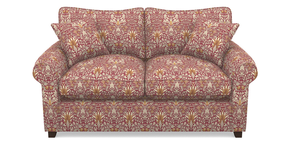 Product photograph of Waverley Sofa Bed 2 Seater Sofa Bed In William Morris Collection - Snakeshead - Claret Gold from Sofas and Stuff Limited
