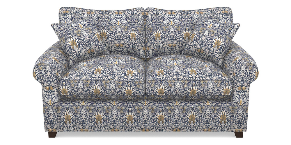 Product photograph of Waverley Sofa Bed 2 Seater Sofa Bed In William Morris Collection - Snakeshead - Indigo Hemp from Sofas and Stuff Limited
