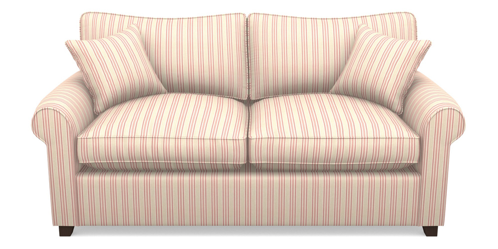 Product photograph of Waverley Sofa Bed 3 Seater Sofa Bed In Cloth 22 - Racing Stripes Ayr - Cherry from Sofas and Stuff Limited