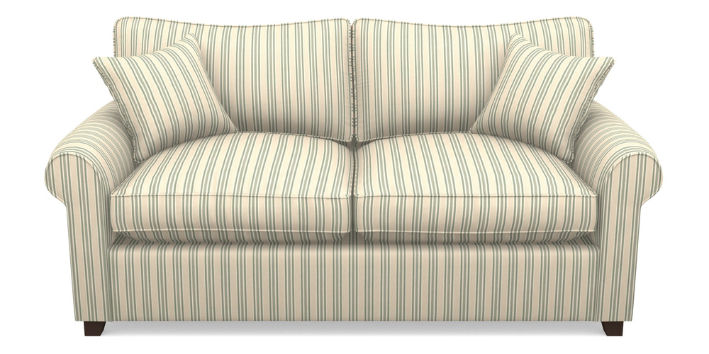 Product photograph of Waverley Sofa Bed 3 Seater Sofa Bed In Cloth 22 - Racing Stripes Ayr - Mint from Sofas and Stuff Limited