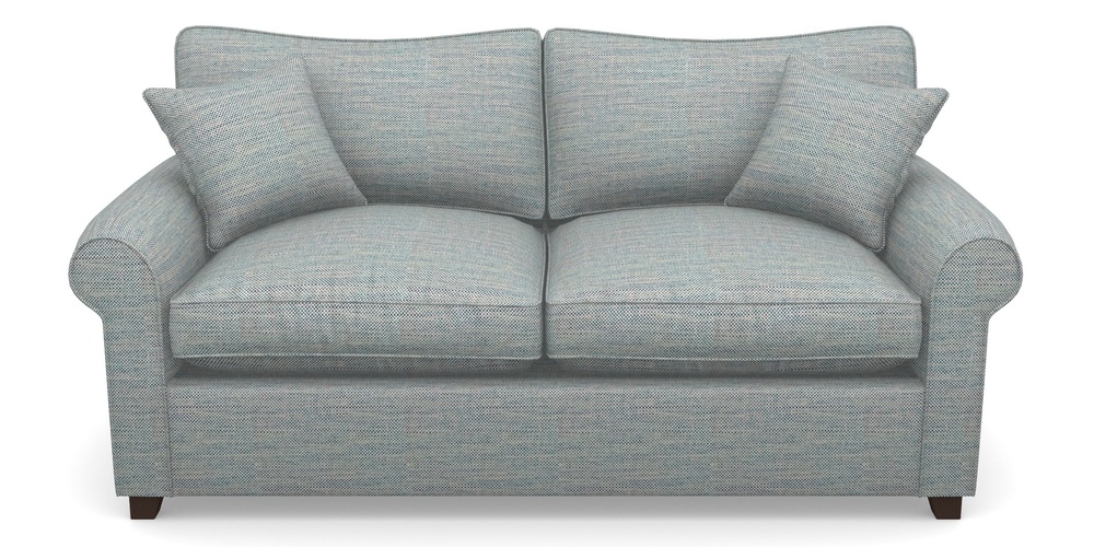 Product photograph of Waverley Sofa Bed 3 Seater Sofa Bed In Basket Weave - Blue from Sofas and Stuff Limited