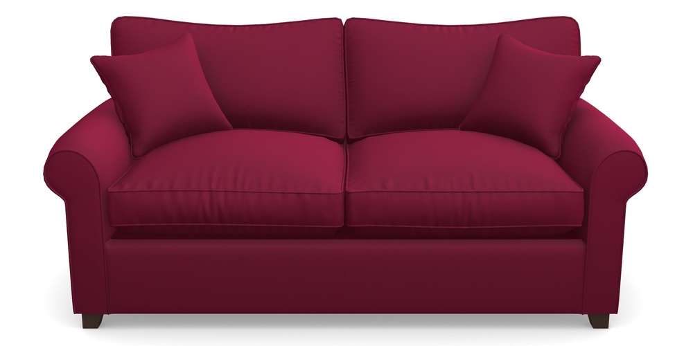 Product photograph of Waverley Sofa Bed 3 Seater Sofa Bed In Clever Glossy Velvet - Chianti from Sofas and Stuff Limited