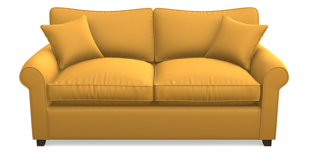 Product photograph of Waverley Sofa Bed 3 Seater Sofa Bed In Clever Glossy Velvet - Fools Gold from Sofas and Stuff Limited
