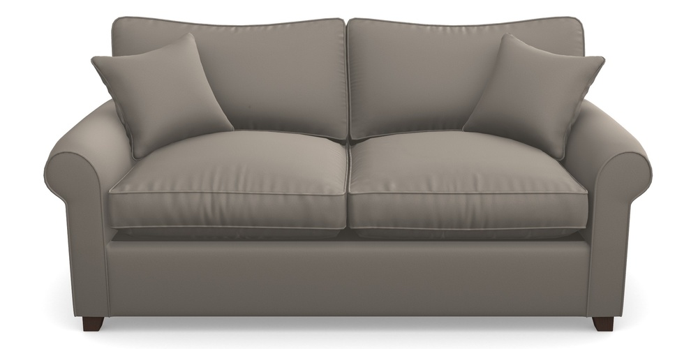 Product photograph of Waverley Sofa Bed 3 Seater Sofa Bed In Clever Glossy Velvet - Mole from Sofas and Stuff Limited