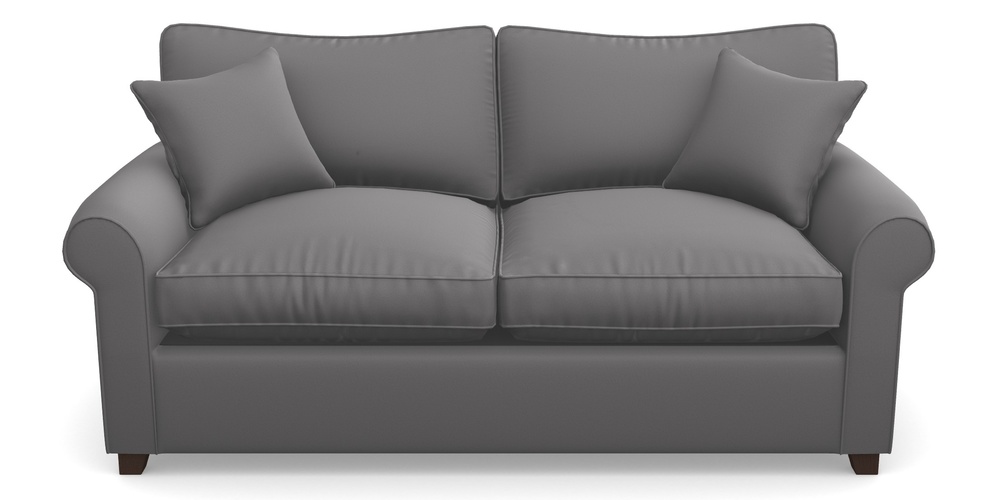 Product photograph of Waverley Sofa Bed 3 Seater Sofa Bed In Clever Glossy Velvet - Shadow from Sofas and Stuff Limited