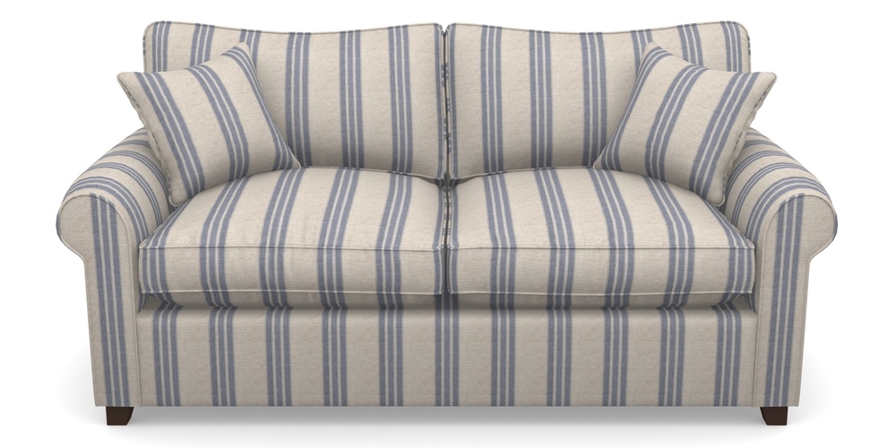 Product photograph of Waverley Sofa Bed 3 Seater Sofa Bed In Cloth 18 Stripes - Bengal - Indigo from Sofas and Stuff Limited