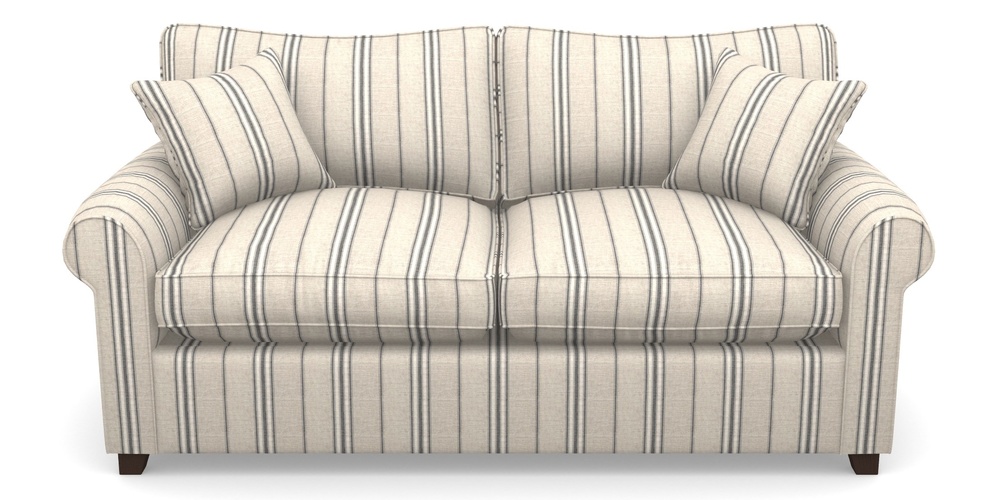 Product photograph of Waverley Sofa Bed 3 Seater Sofa Bed In Cloth 18 Stripes - Regimental - Bible Black from Sofas and Stuff Limited