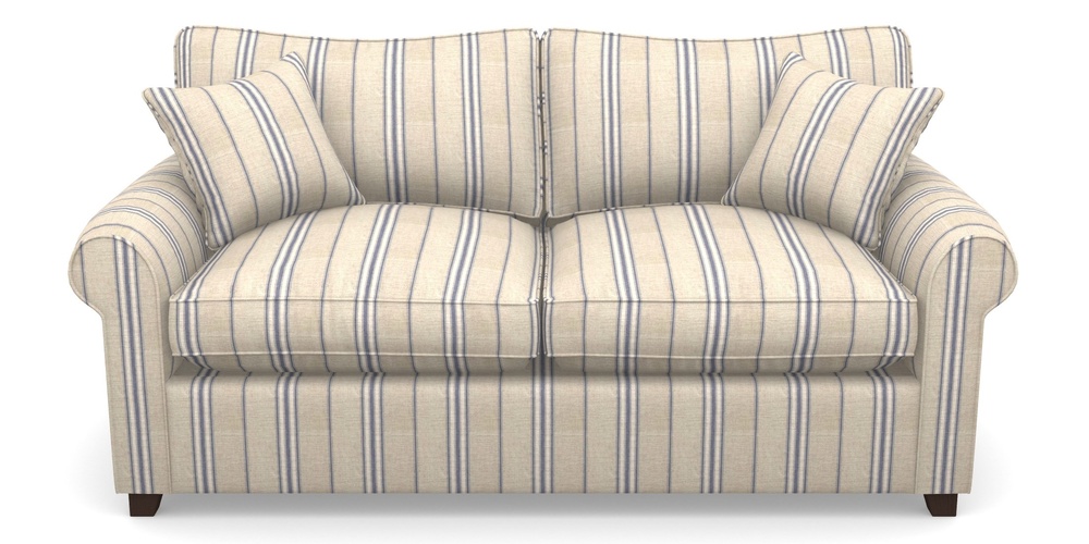 Product photograph of Waverley Sofa Bed 3 Seater Sofa Bed In Cloth 18 Stripes - Regimental - Indigo from Sofas and Stuff Limited