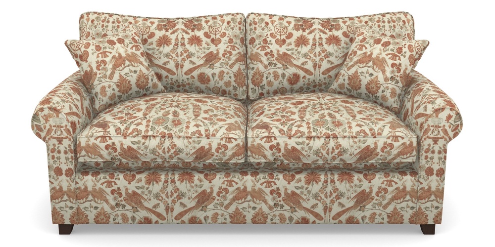 Product photograph of Waverley Sofa Bed 3 Seater Sofa Bed In V A Brompton Collection - Coromandel - Terracotta from Sofas and Stuff Limited