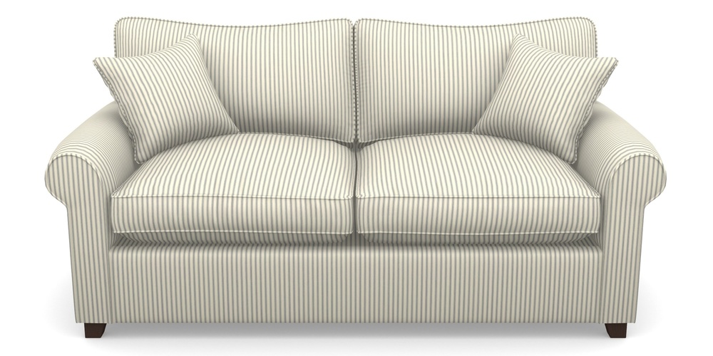Product photograph of Waverley Sofa Bed 3 Seater Sofa Bed In Cotton Stripe - Airforce from Sofas and Stuff Limited