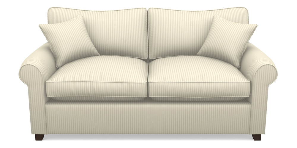 Product photograph of Waverley Sofa Bed 3 Seater Sofa Bed In Cotton Stripe - Grey from Sofas and Stuff Limited