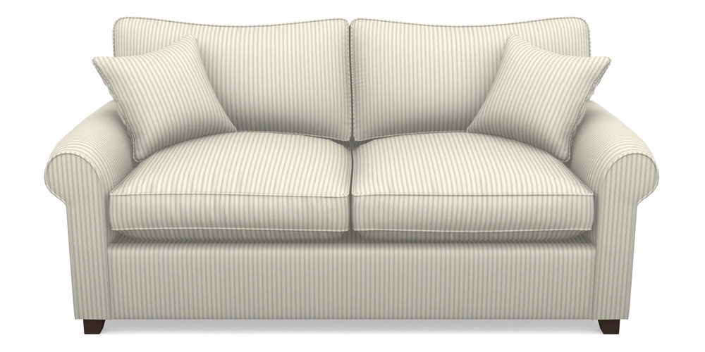 Product photograph of Waverley Sofa Bed 3 Seater Sofa Bed In Cotton Stripe - Sky from Sofas and Stuff Limited