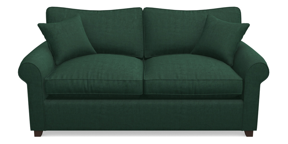 Product photograph of Waverley Sofa Bed 3 Seater Sofa Bed In Clever Tough And Eco Velvet - Pine from Sofas and Stuff Limited