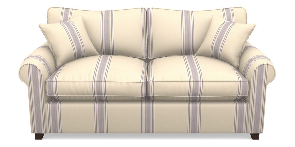 Product photograph of Waverley Sofa Bed 3 Seater Sofa Bed In Cloth 22 - Racing Stripes Cheltenham - Blueberry from Sofas and Stuff Limited