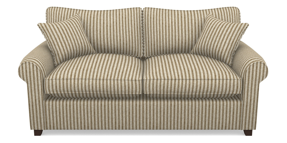 Product photograph of Waverley Sofa Bed 3 Seater Sofa Bed In Cloth 22 - Pinstripe - Fallen Leaf from Sofas and Stuff Limited