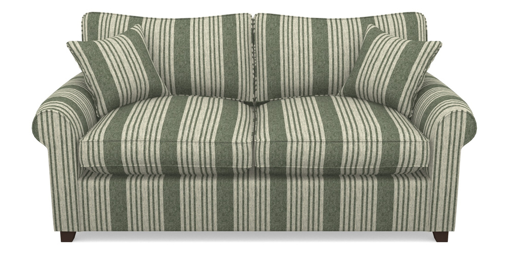 Product photograph of Waverley Sofa Bed 3 Seater Sofa Bed In Cloth 22 - Bayadere - Courgette from Sofas and Stuff Limited