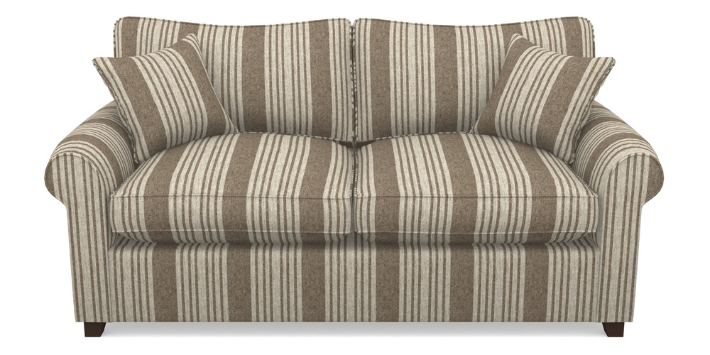 Product photograph of Waverley Sofa Bed 3 Seater Sofa Bed In Cloth 22 - Bayadere - Peat from Sofas and Stuff Limited