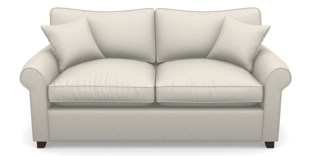 Product photograph of Waverley Sofa Bed 3 Seater Sofa Bed In Easy Clean Plain - Chalk from Sofas and Stuff Limited
