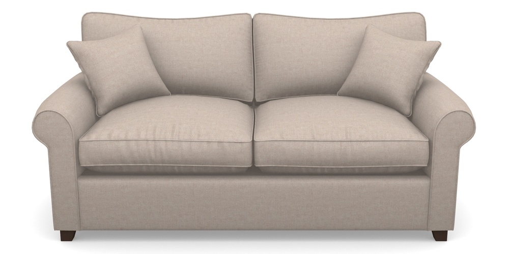Product photograph of Waverley Sofa Bed 3 Seater Sofa Bed In Easy Clean Plain - Cream from Sofas and Stuff Limited
